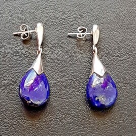 Boucles d’oreilles Lapis Lazuli 183100LPS-E